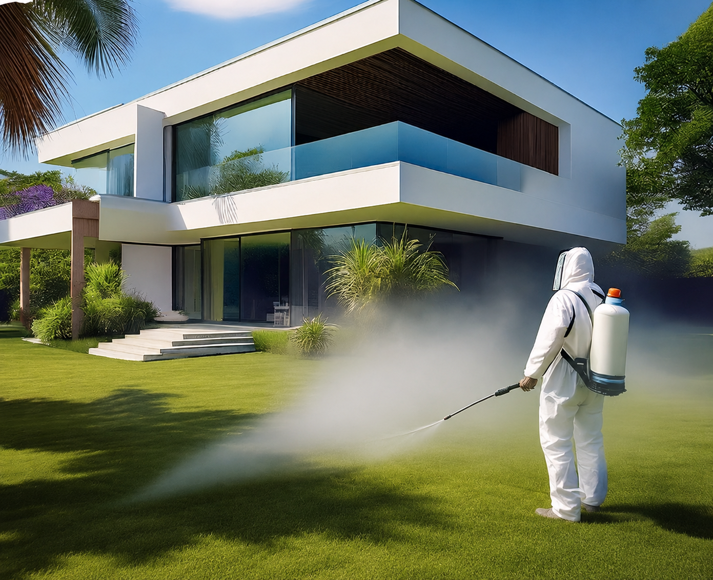 Casa protegida con fumigación profesional Delta Pampa
